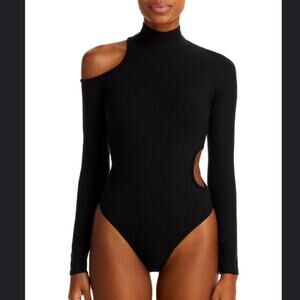 Jonathan Simkhai Asuka Shaping Ribbed Bodysuit S